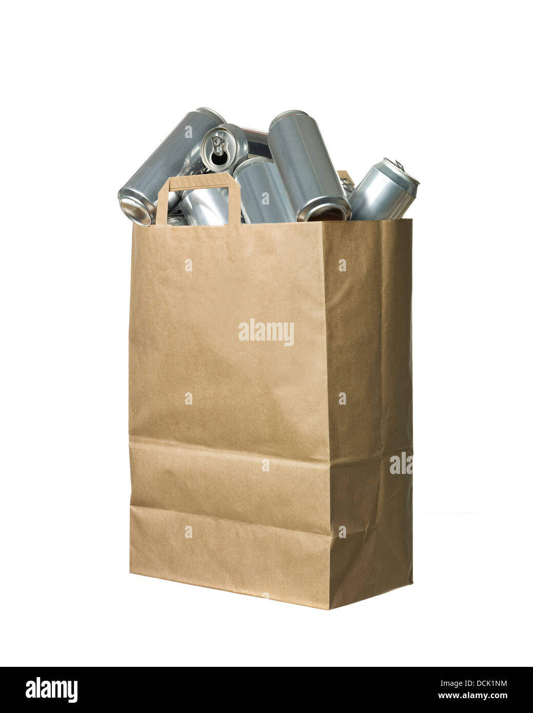 Bag of aluminium cans Stock Photo Alamy