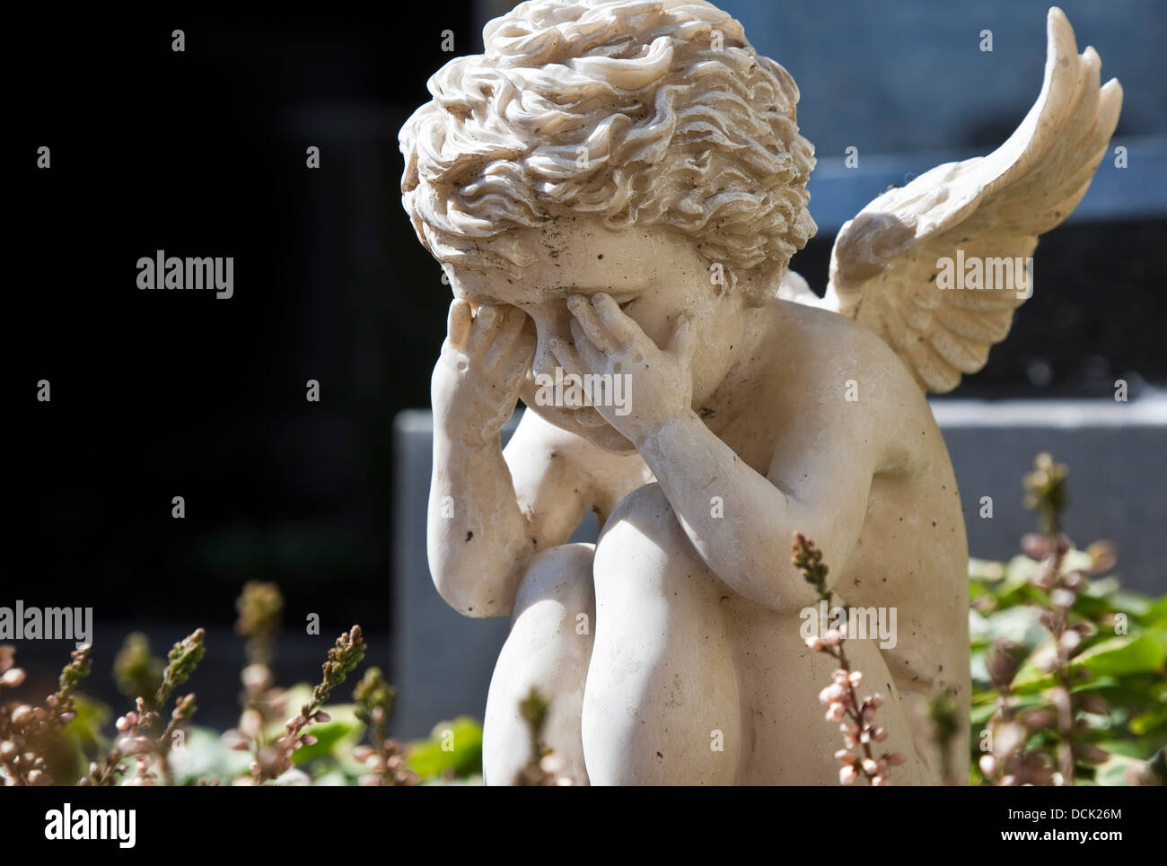 sad angel Stock Photo Alamy