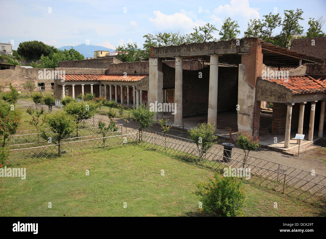 Villa of Poppea, Historic City Oplontis, Torre Annunziata, Campania, Italy Stock Photo