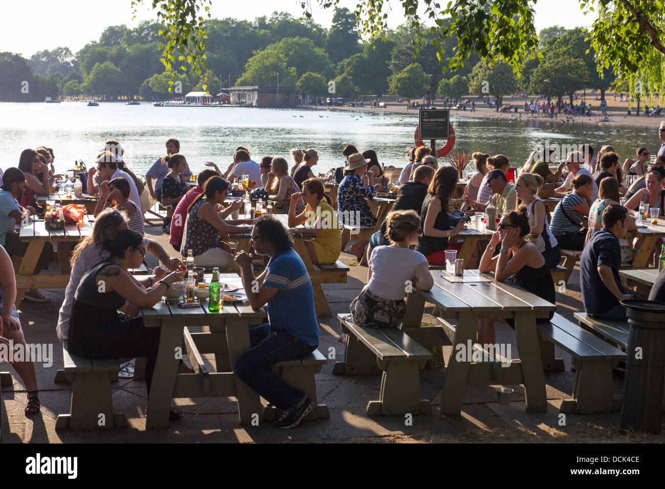 Serpentine Bar & Kitchen Hyde Park London Stock Photo Alamy