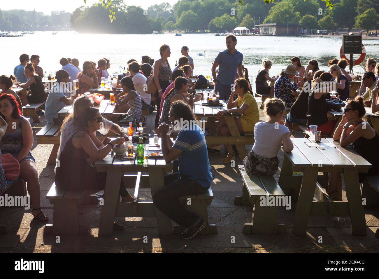 Serpentine Bar & Kitchen Hyde Park London Stock Photo Alamy