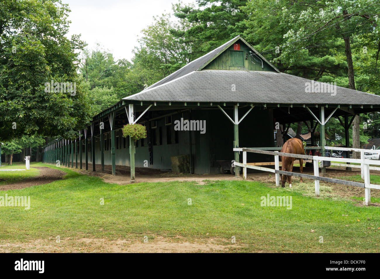 Saratoga Raceway, the oldest horse racing track in the United States