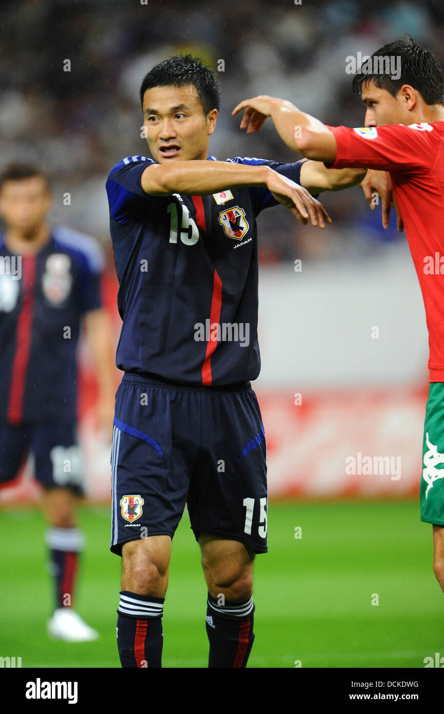 Yasuyuki Konno (JPN), MAY 30, 2013 - Football / Soccer : Kirin Challenge Cup 2013 match between Japan 0-2 Bulgaria at Toyota Stadium in Aichi, Japan. (Photo by AFLO) Stock Photo