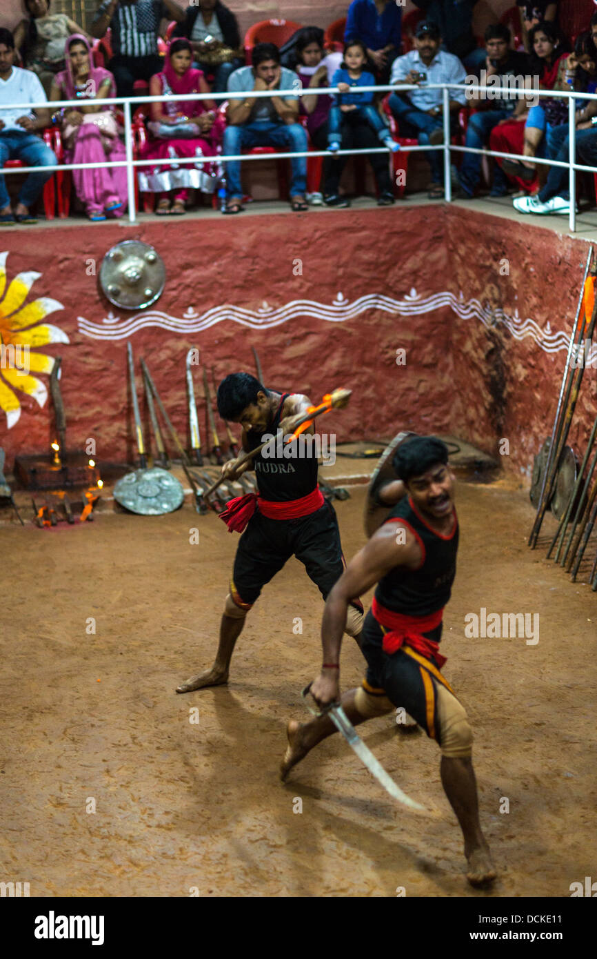 Indian Traditional Martial Arts Kalaripayattu Stock Photo Alamy