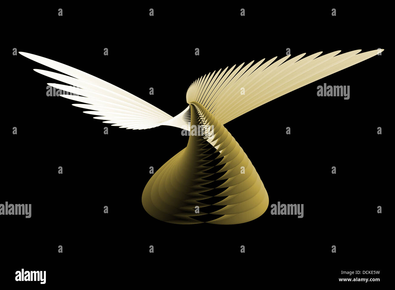 Abstract angel Stock Photo