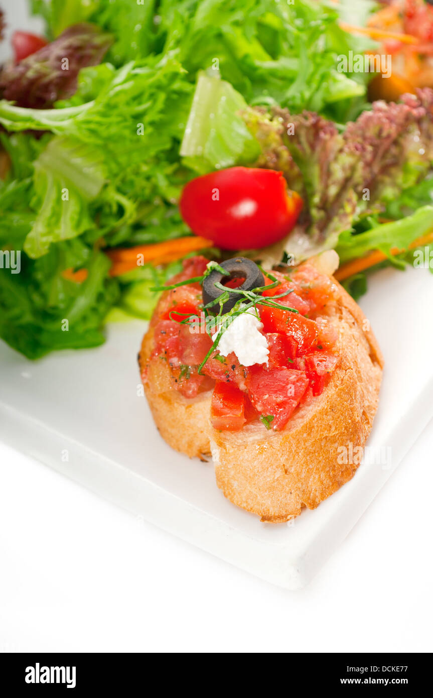 original Italian fresh bruschetta Stock Photo Alamy
