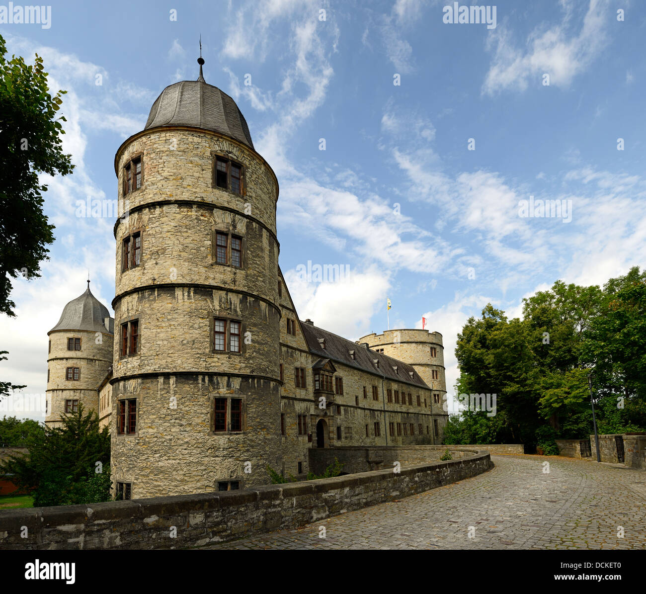 Wewelsburg Castle, now a museum outlining the atrocities of the SS, Wewelsburg, Germany, Europe Stock Photo