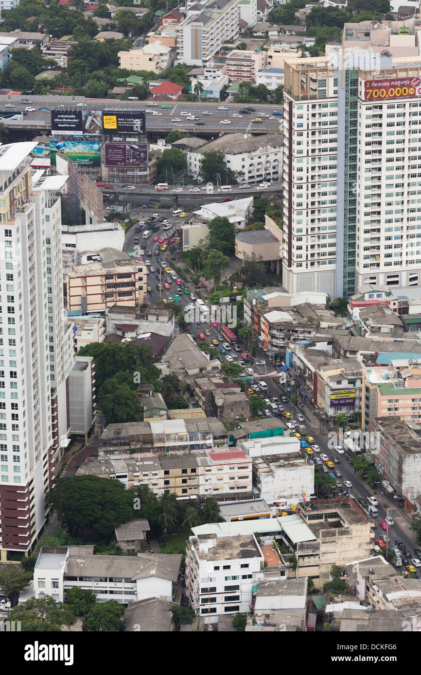 A view of Bangkok, the capital city of Thailand, from above Stock Photo ...