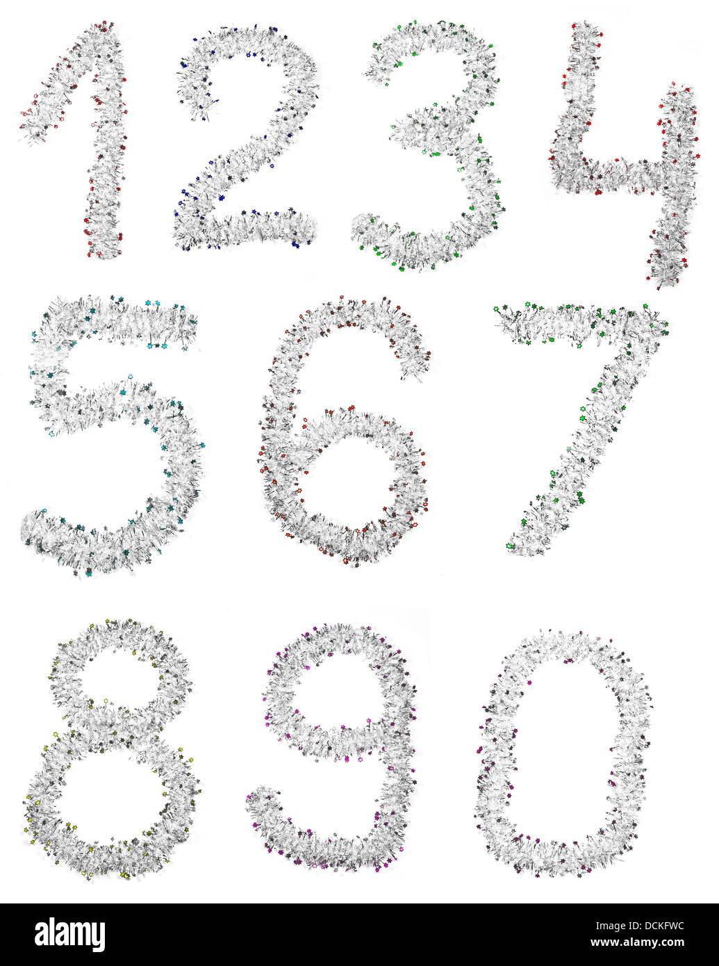 Digits from 0 to 9 stock photo alamy