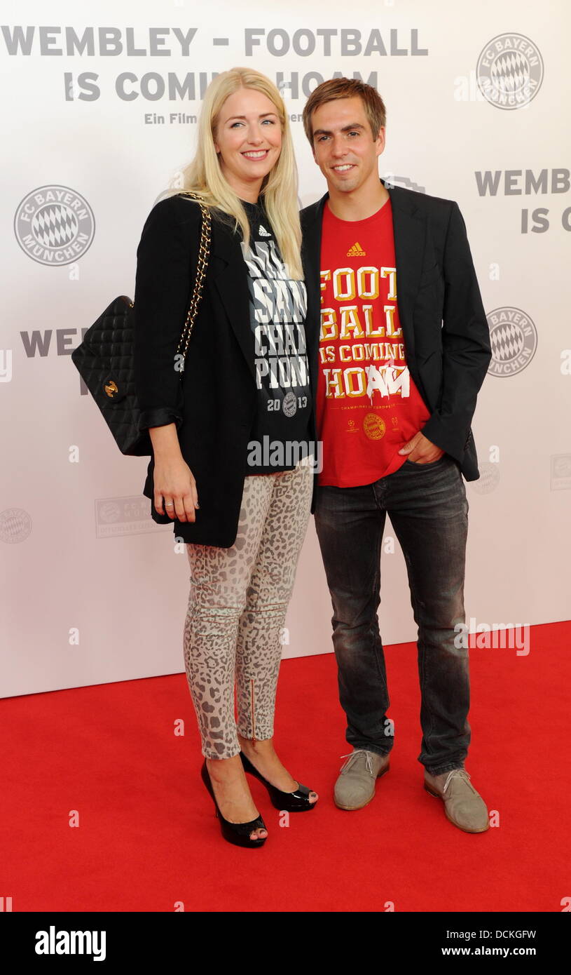 Philipp lahm munich wife claudia hi-res stock photography and images - Alamy