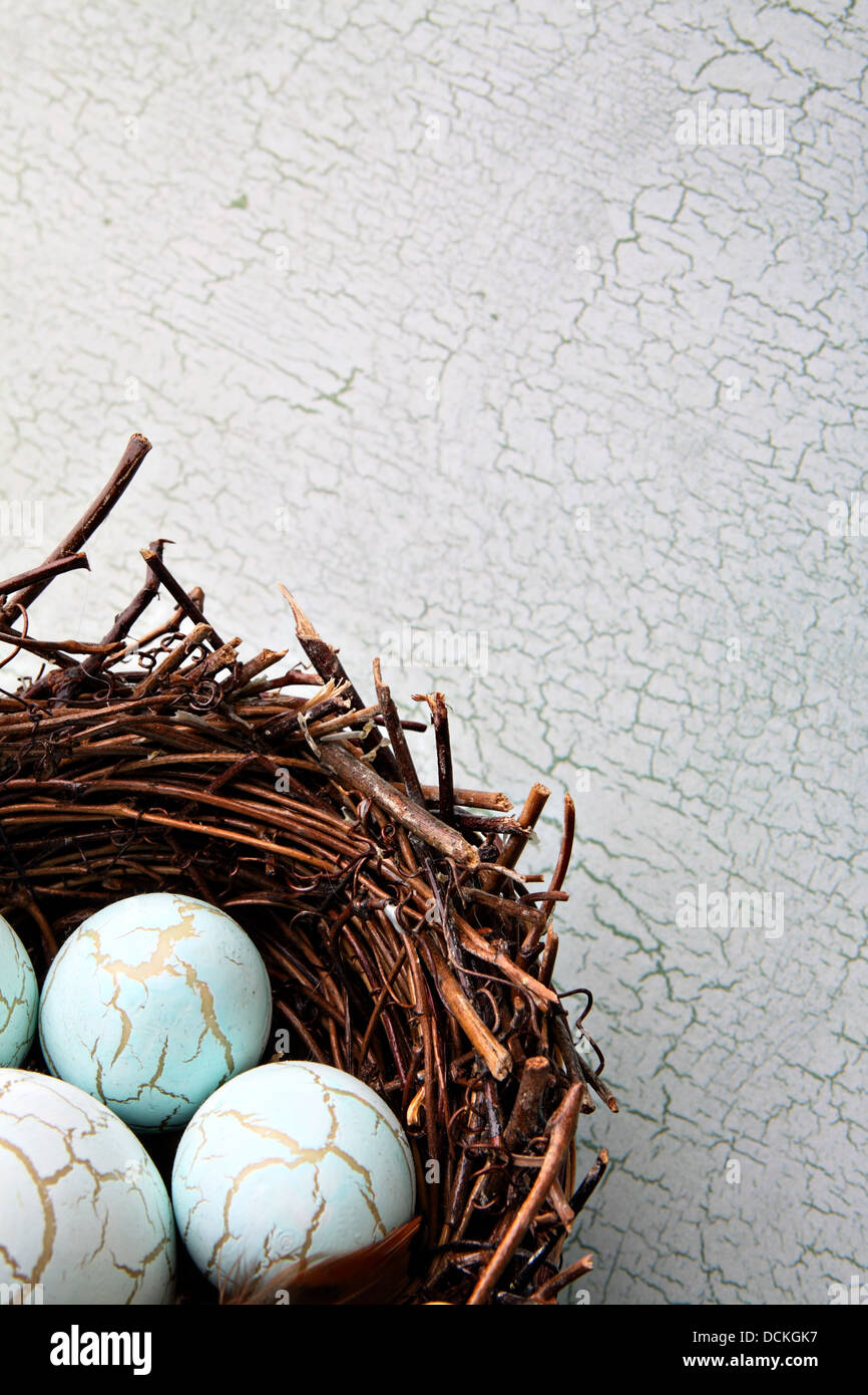 Basket of Eggs Stock Photo - Alamy
