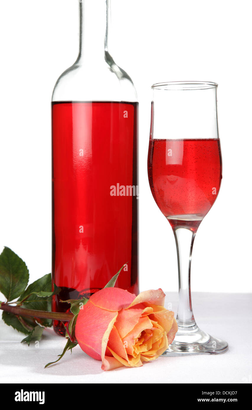 pink wine rose Stock Photo Alamy