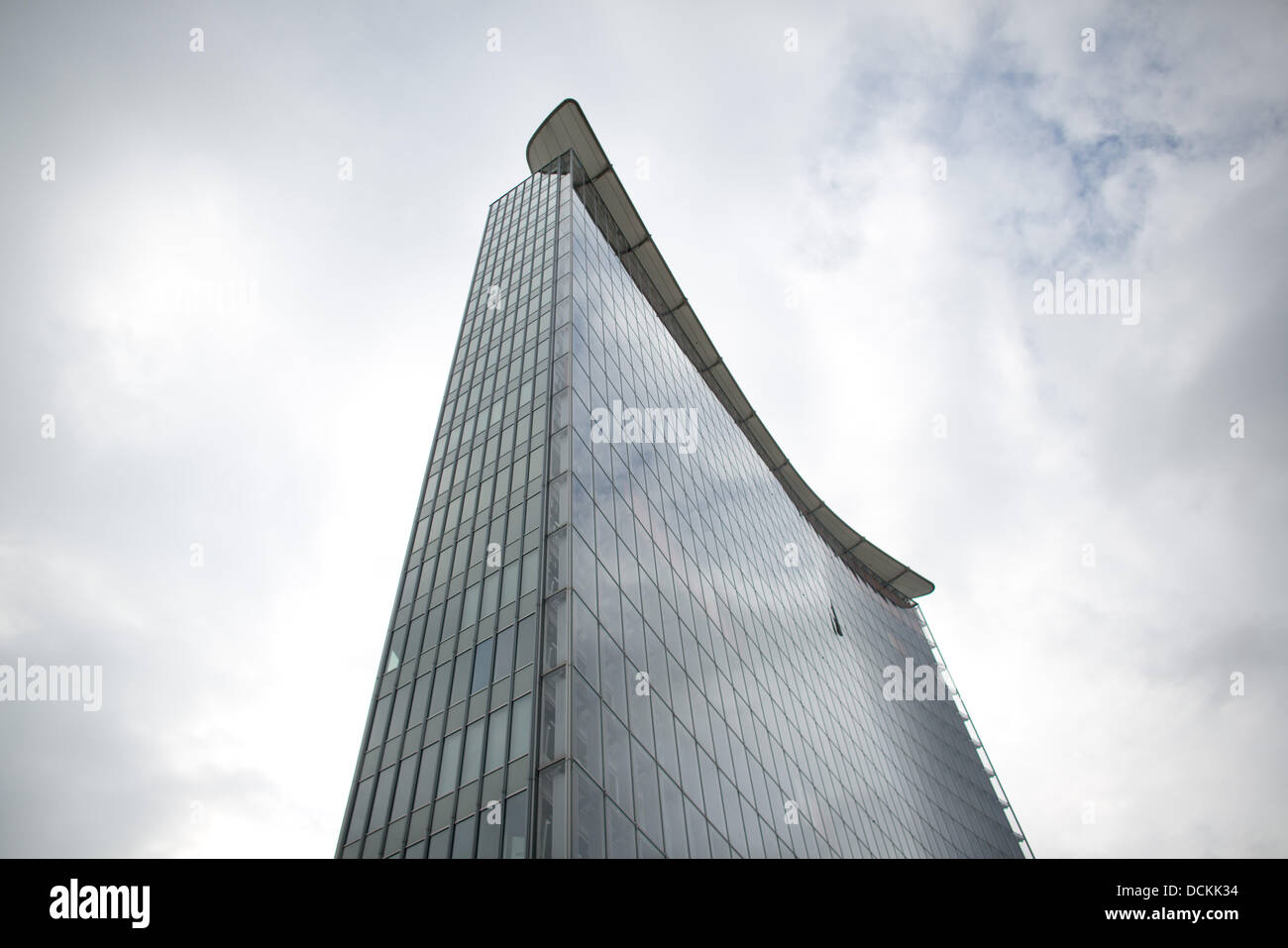 An exterior view of the headquarters of German realestate company GSW