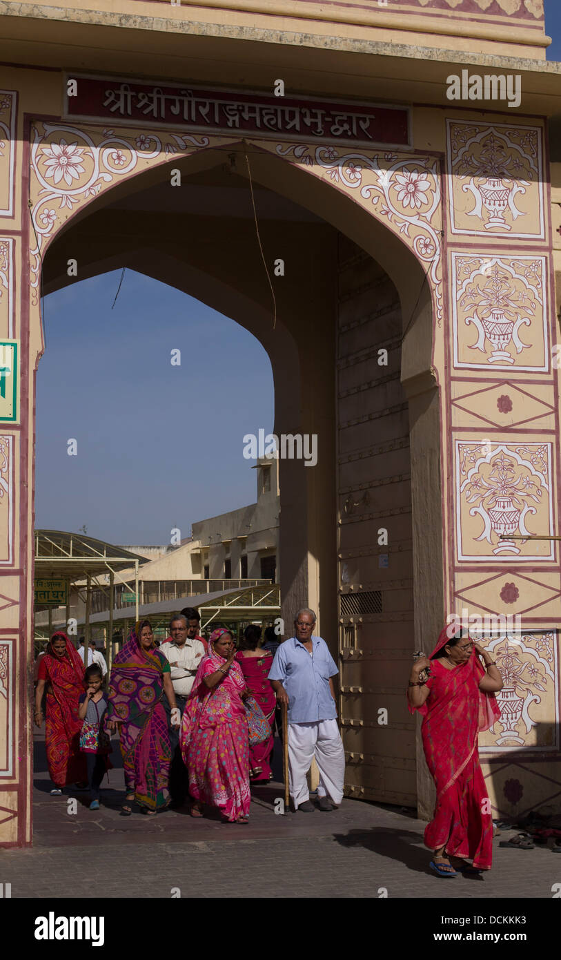 Govind Devji Temple - Jaipur, Rajasthan, India Stock Photo