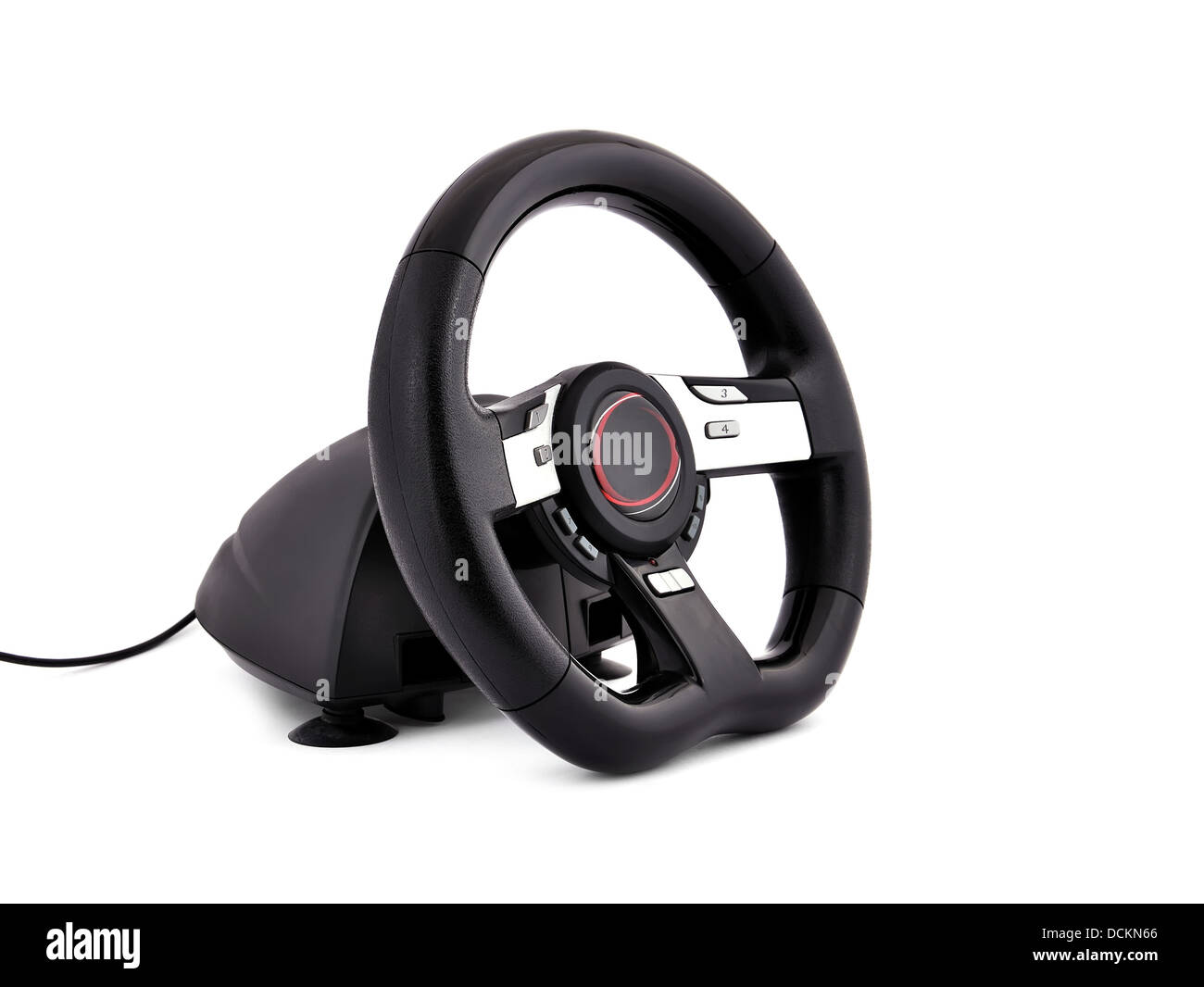game steering wheel Stock Photo Alamy