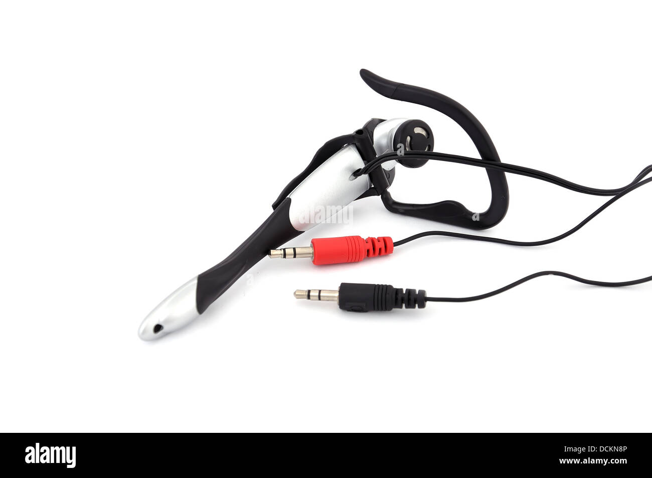 headphones with microphone Stock Photo Alamy