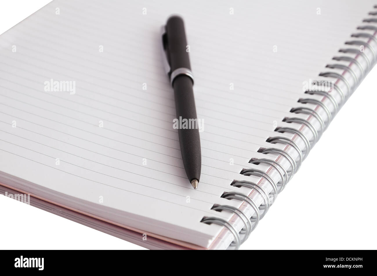 notepad and pen Stock Photo - Alamy