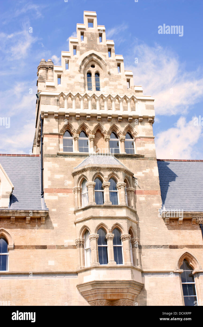 old oxford college building in the uk, england Stock Photo