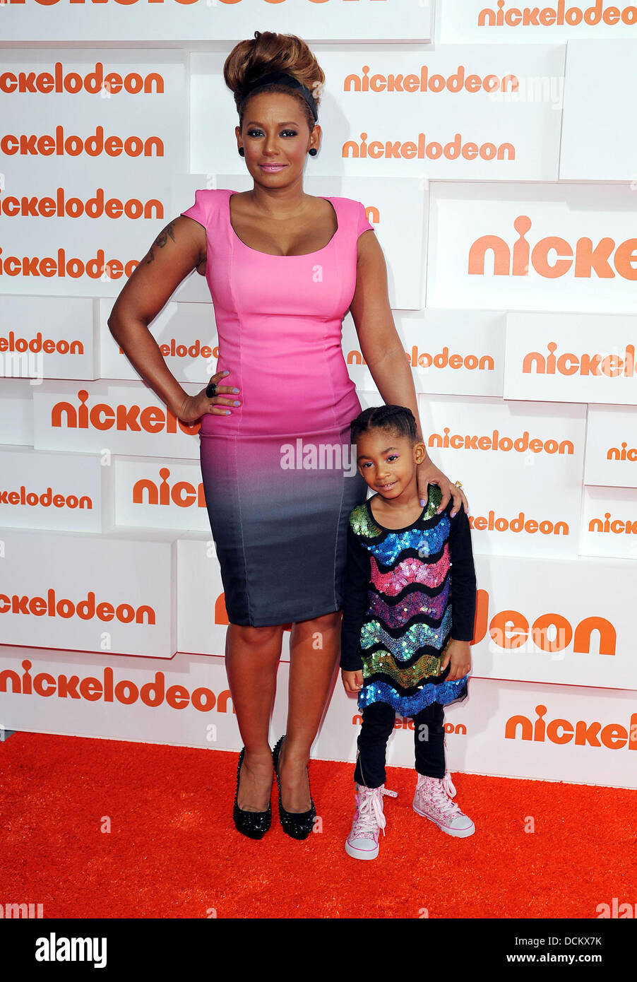 Melanie Brown and daughter Angel Iris Murphy Brown at the 2011