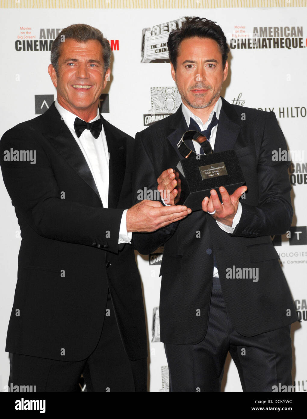 Robert Downey Jr. and Mel Gibson 25th American Cinematheque Award honoring Robert Downey, Jr. at Robert Downey Jr. and Mel Gibson 25th American Cinematheque Award honoring Robert Downey, Jr. at