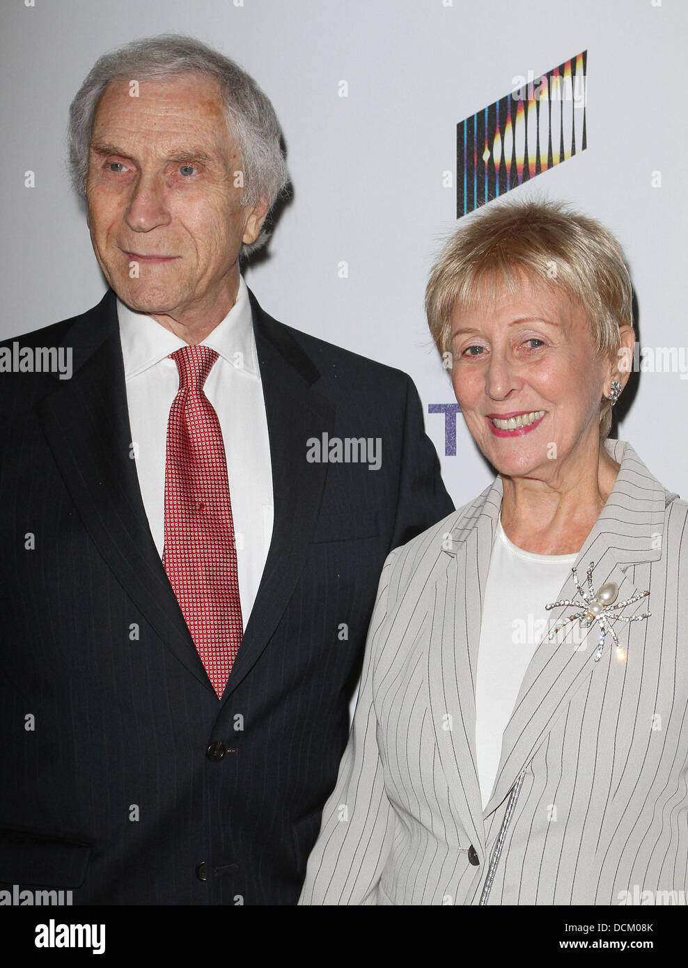 Peter Mark Richman and Guest The 6th Annual 'A Fine Romance' Event held at Sony Pictures Studios Culver City, California - 15.10.11 Stock Photo