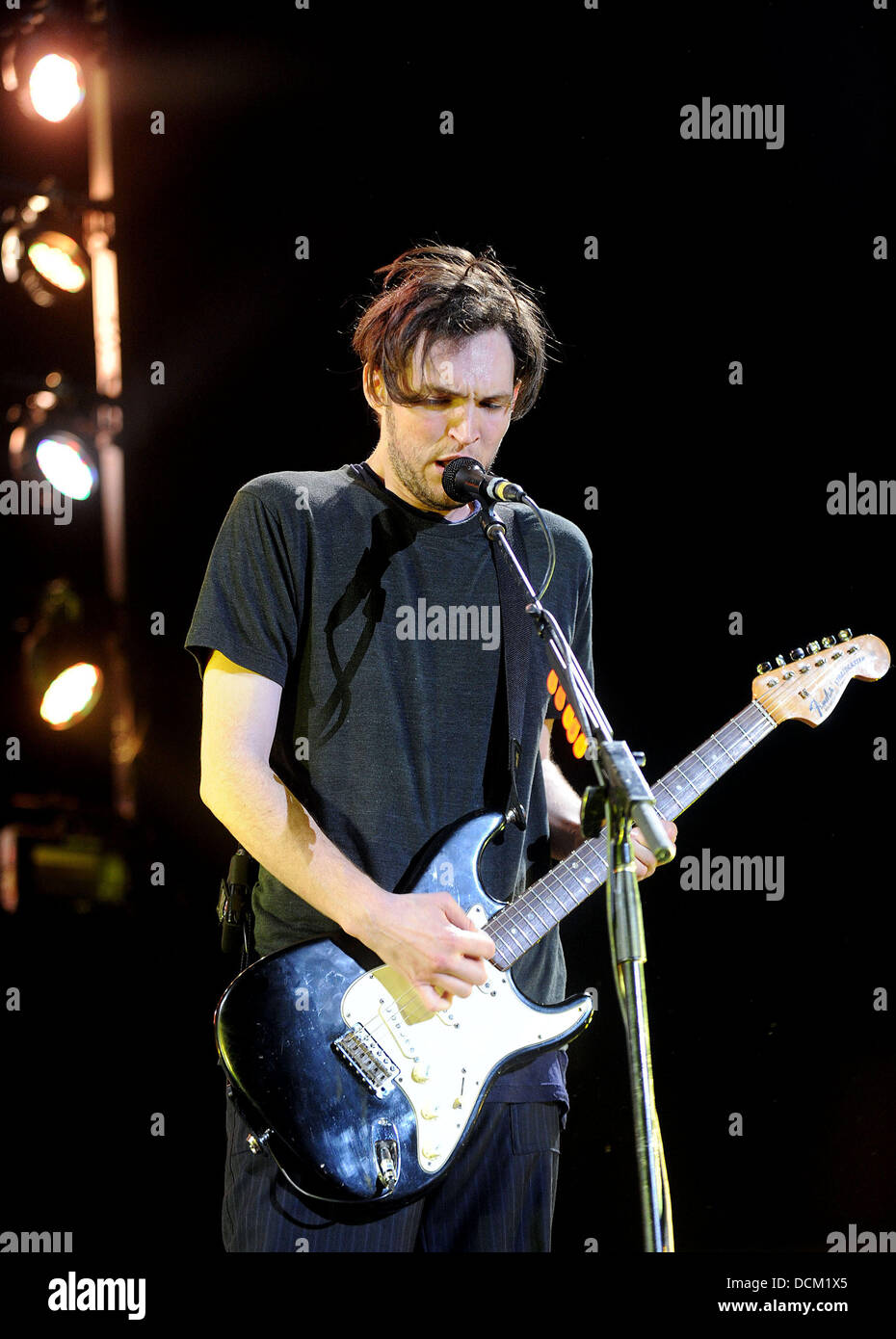 Josh Klinghoffer, of American rockband Red Hot Chili Peppers performing at  the Ahoy Stadium. Rotterdam, The Netherlands - 16.10.11 Stock Photo - Alamy