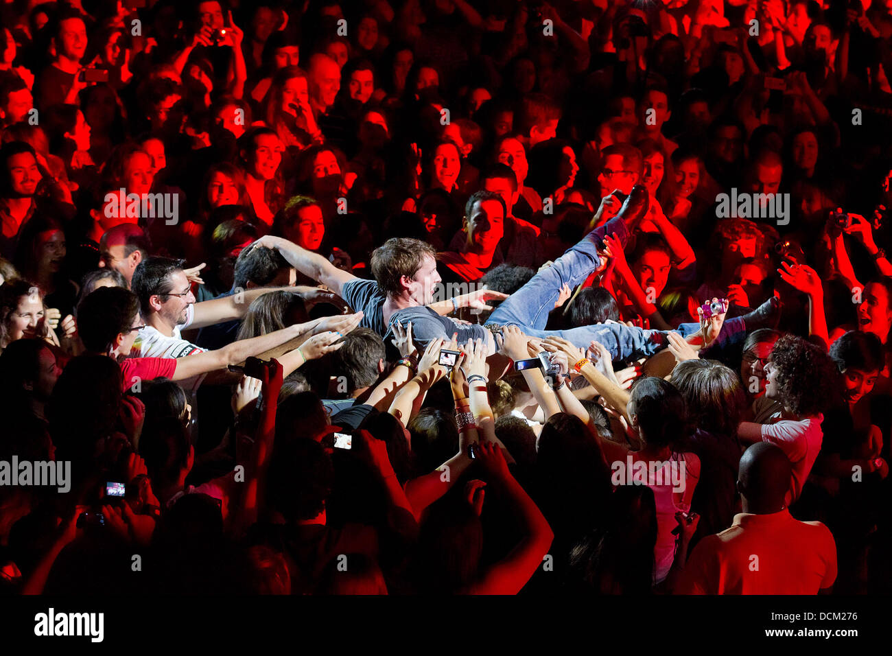 James Blunt performing live at Coliseu dos Recreios. Lisbon, Portugal 16,10.11 Stock Photo