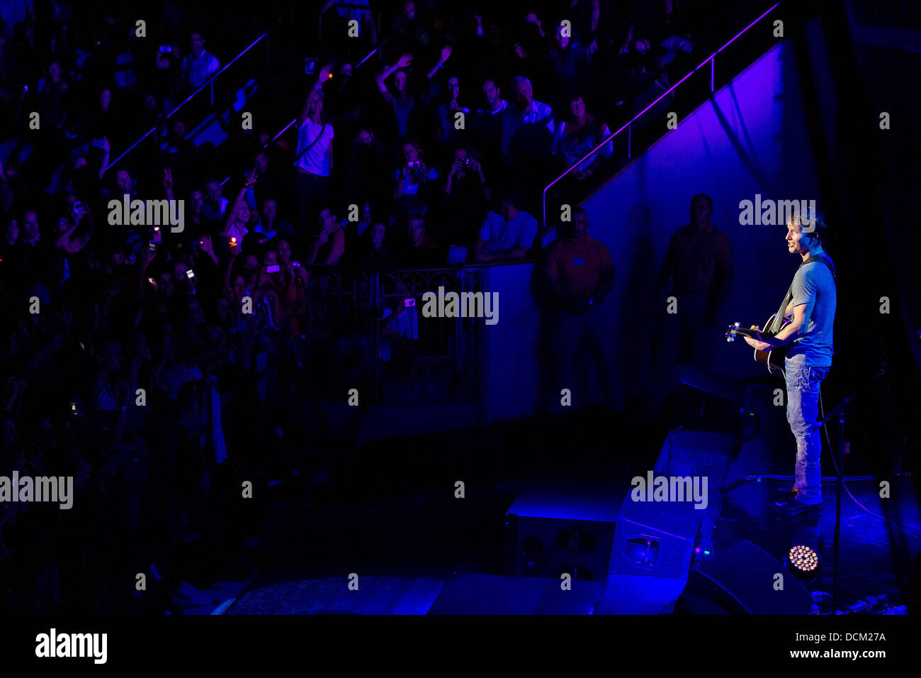 James Blunt performing live at Coliseu dos Recreios. Lisbon, Portugal 16,10.11 Stock Photo