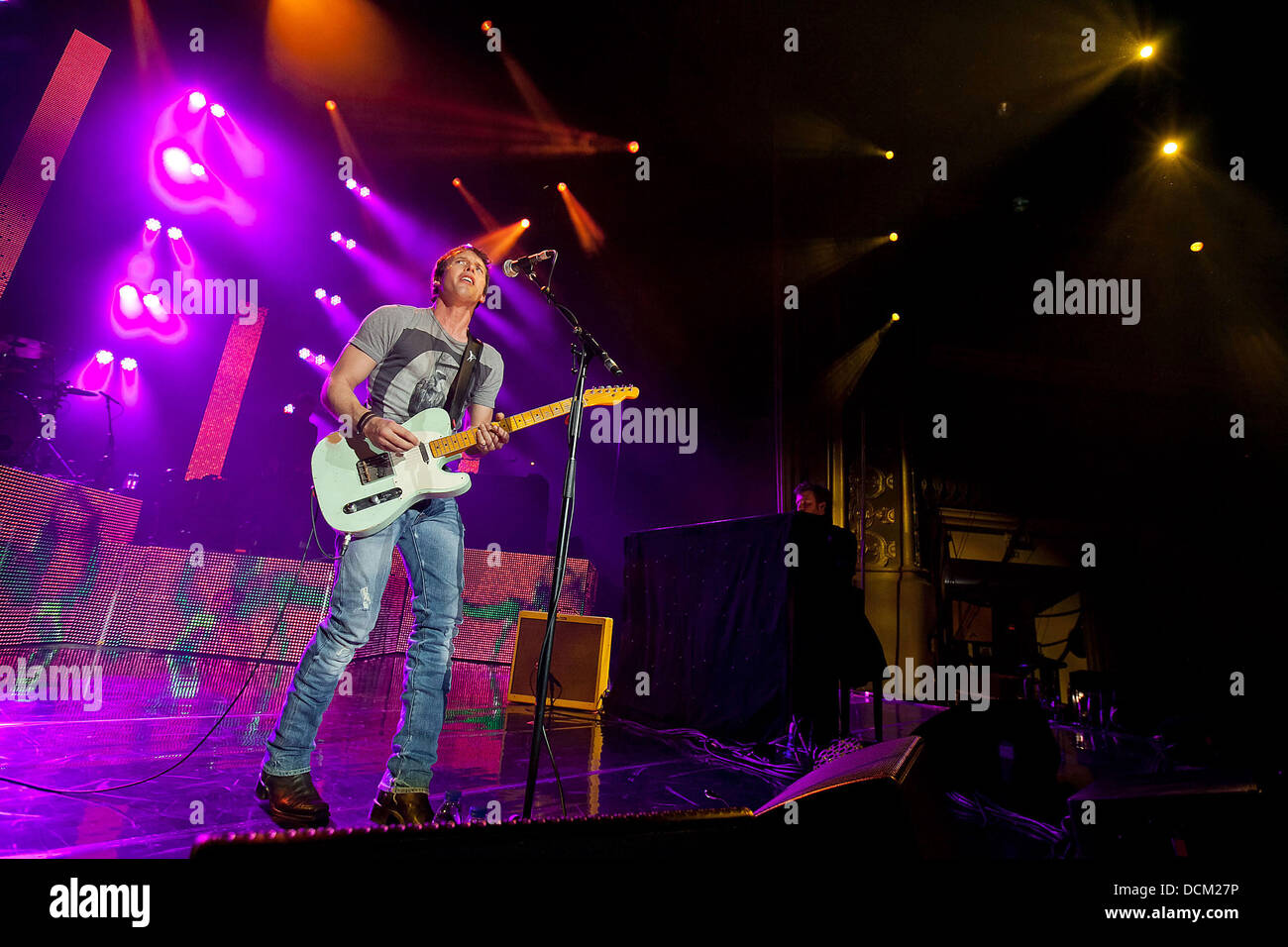 James Blunt performing live at Coliseu dos Recreios. Lisbon, Portugal 16,10.11 Stock Photo