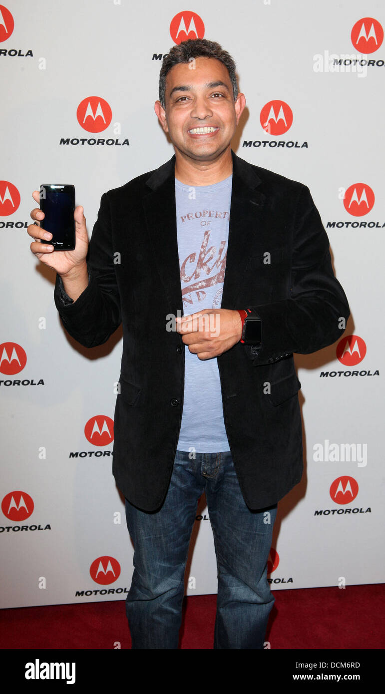 Sanjay Jha, CEO of Motorola Mobility the DROID RAZR by Motorola and