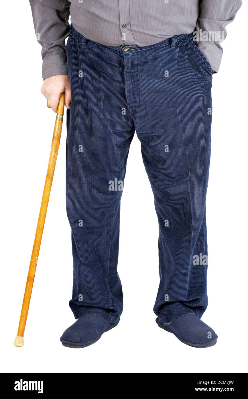 Old man with cane hires stock photography and images Alamy