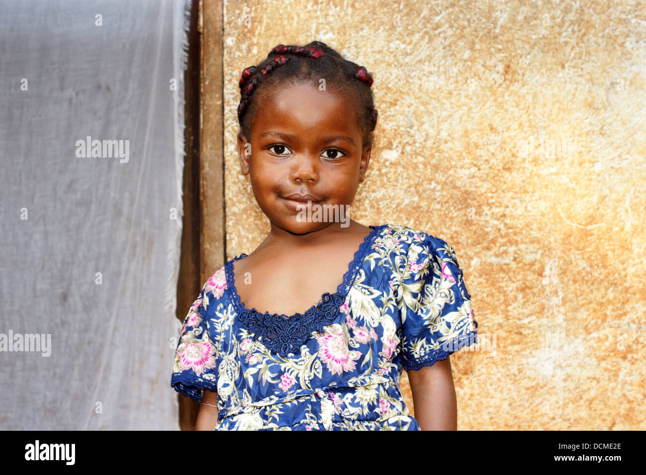 Sweet little African girl Stock Photo Alamy