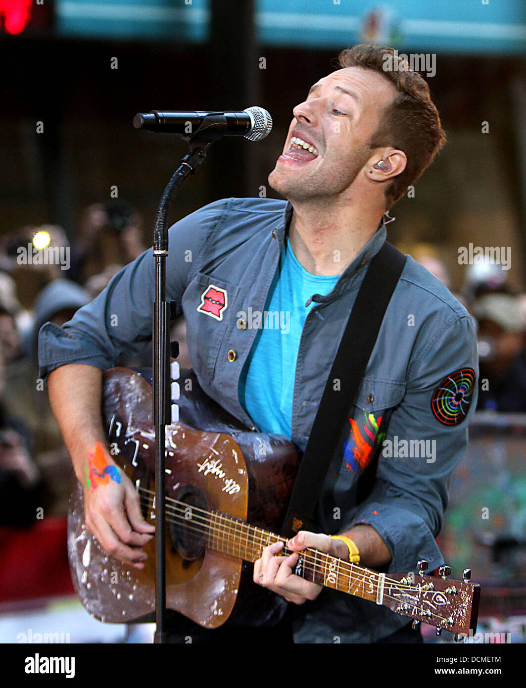 Coldplay performing live on the 'Today' show as part of their Toyota