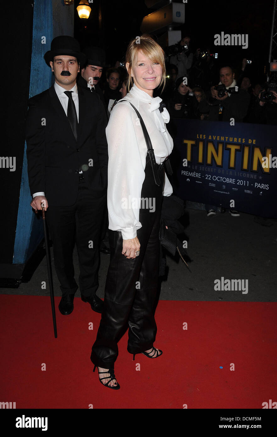 Kate Capshaw   French premiere of  'The Adventures of Tintin: The Secret of the Unicorn' held at Le Grand Rex  Paris, France - 22.10.11 Stock Photo