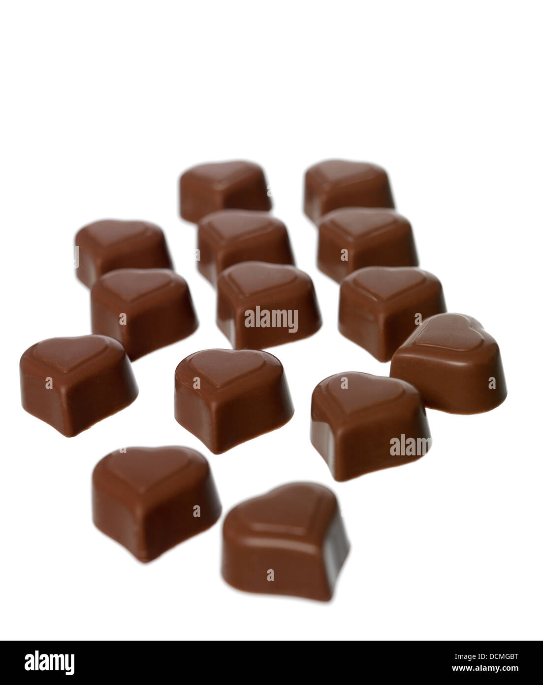 Heart shaped chocolate Stock Photo Alamy