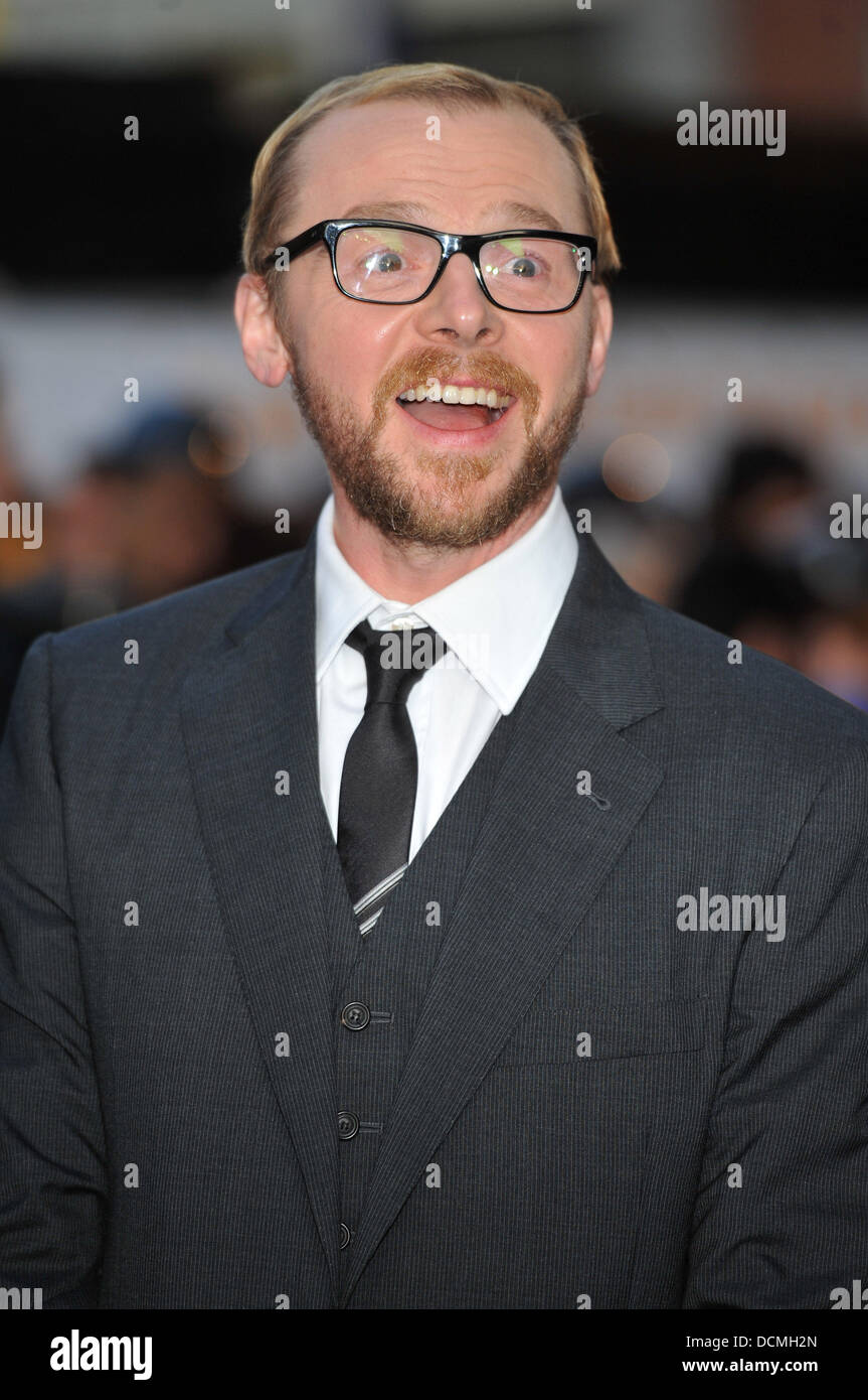 Simon Pegg The UK film premiere of 'The Adventures of Tintin: The