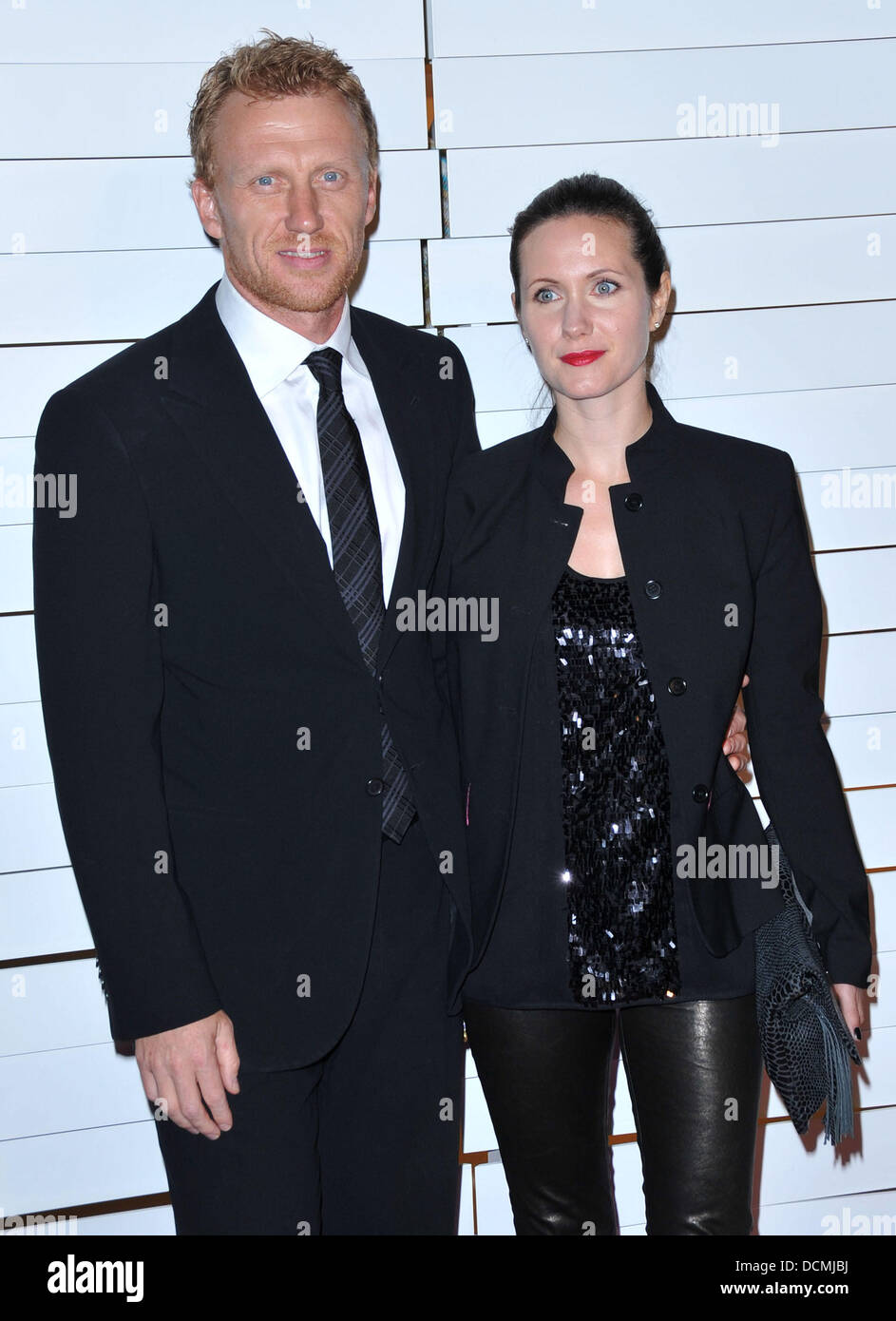Kevin McKidd and Jane Parker The Rodeo Drive Walk of Style honoring Iman and Missoni held at Rodeo drive Los Angeles, California - 23.10.11 Stock Photo