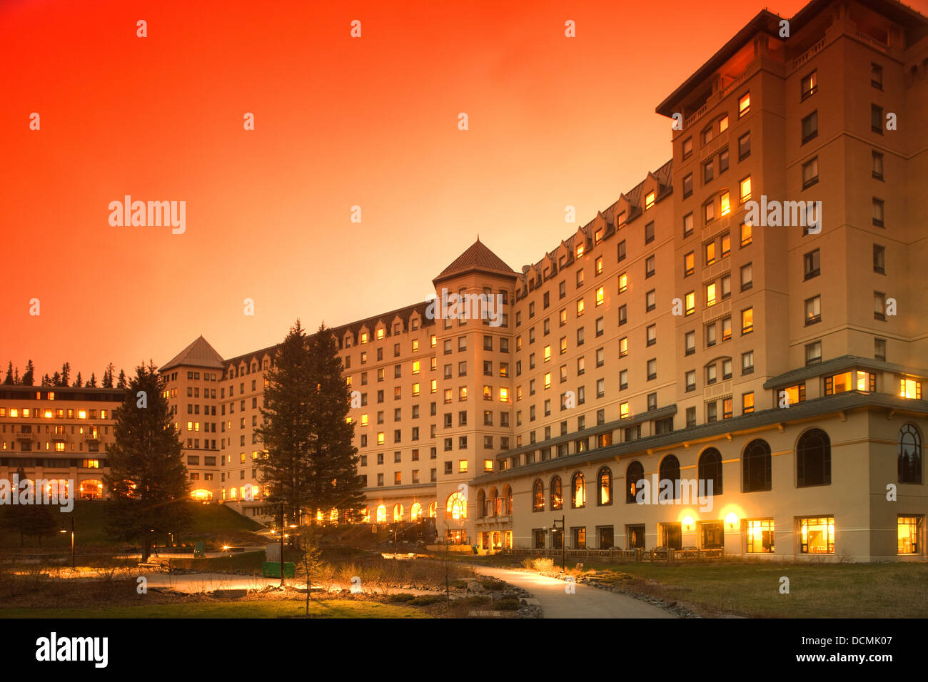 FAIRMONT CHATEAU LAKE LOUISE HOTEL BANFF NATIONAL PARK ALBERTA CANADA