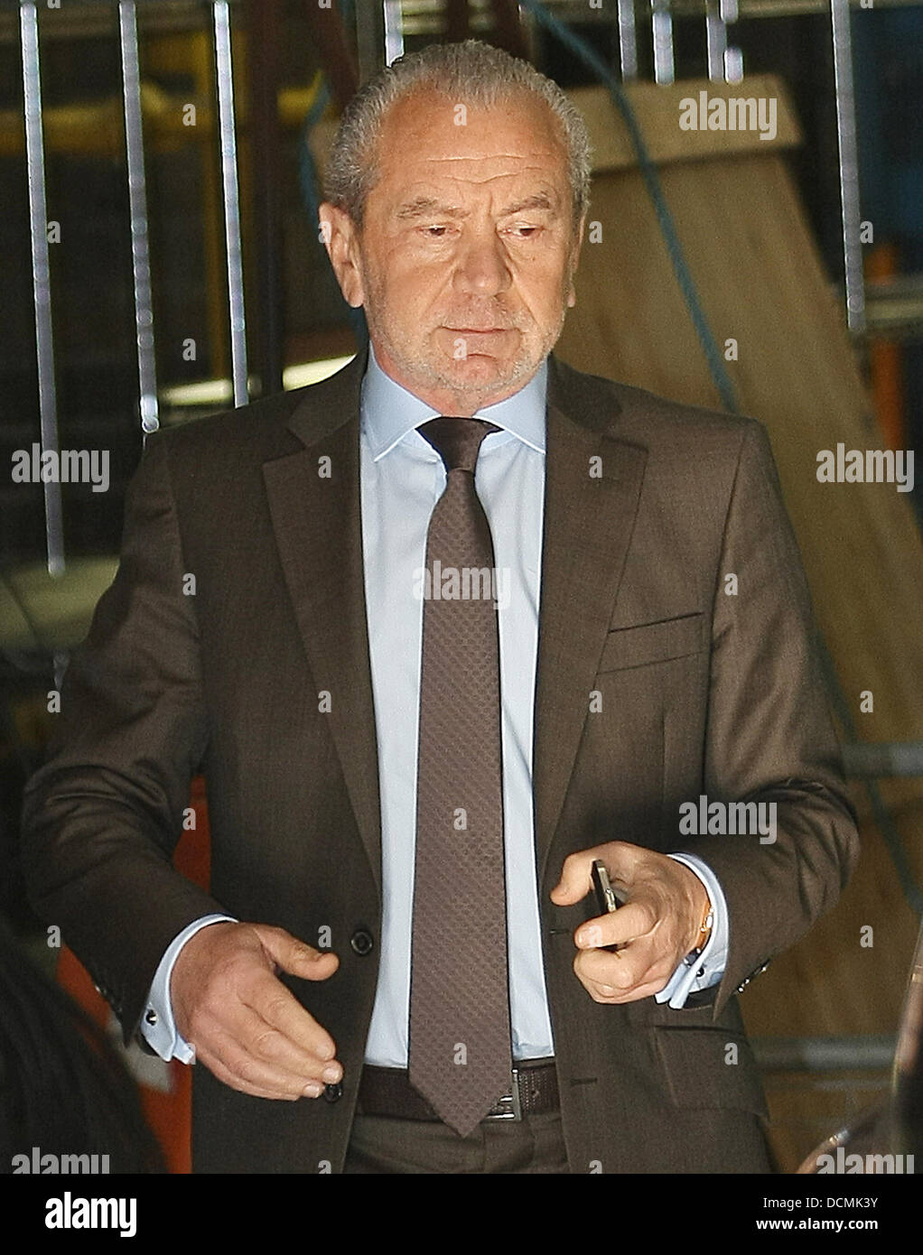 Alan Sugar at the ITV Studios London, England 24.10.11 Stock Photo