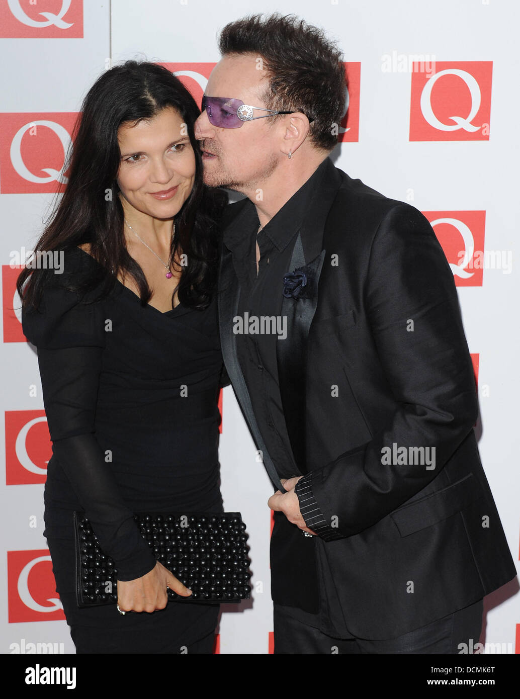 Bono and Ali Hewson   The Q Awards 2011  London, England - 24.10.11 Stock Photo