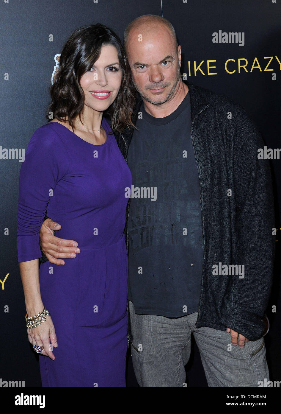 Finola Hughes and Russell Young Premiere of Paramount Pictures' 'Like Crazy' held at the Egyptian Theatre  Los Angeles, California - 25.10.11 Stock Photo