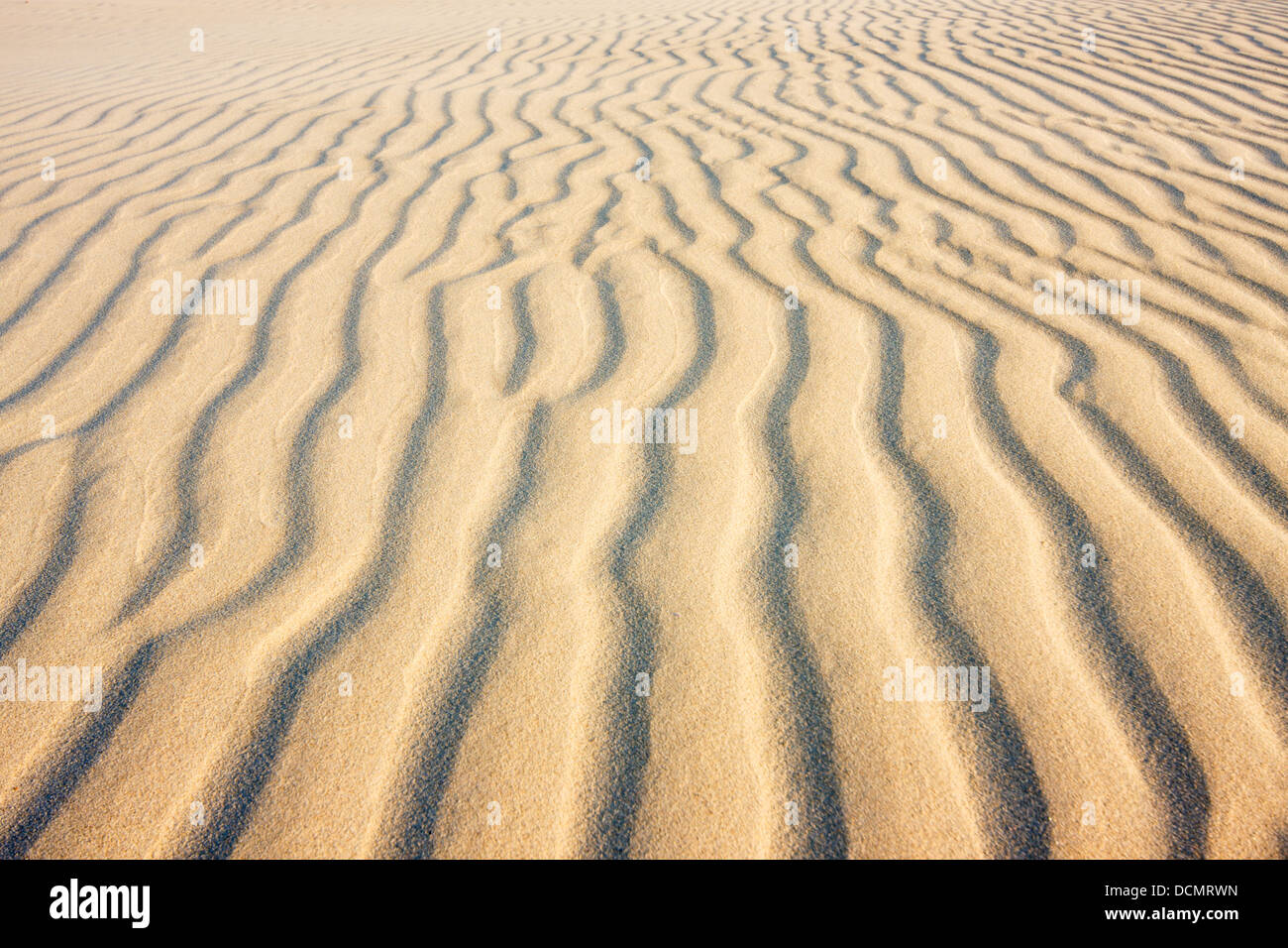 Ripples in the sand of a beach Stock Photo - Alamy