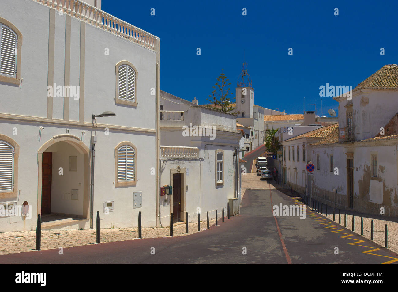 Albufeira, Old Town, Algarve, Portugal, Europe Stock Photo