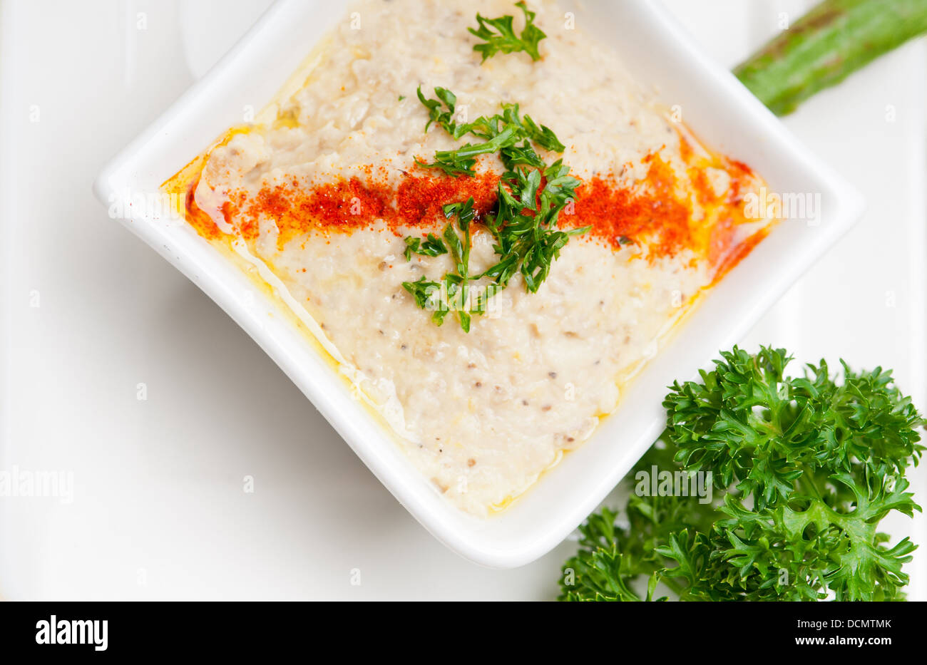 moutabal baba ghanoush eggplant dip Stock Photo Alamy
