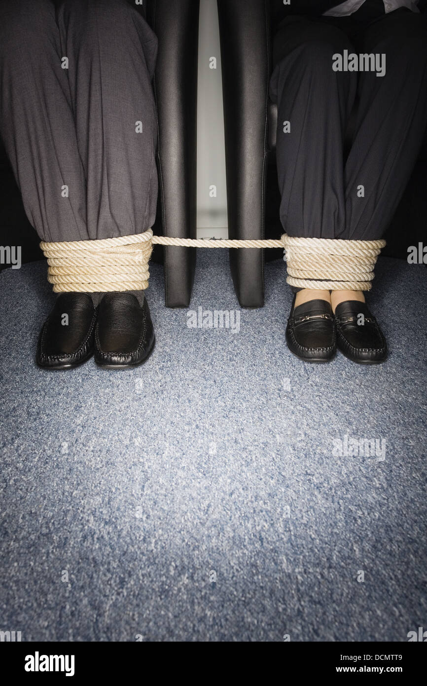 Woman tied up bondage hires stock photography and images Alamy