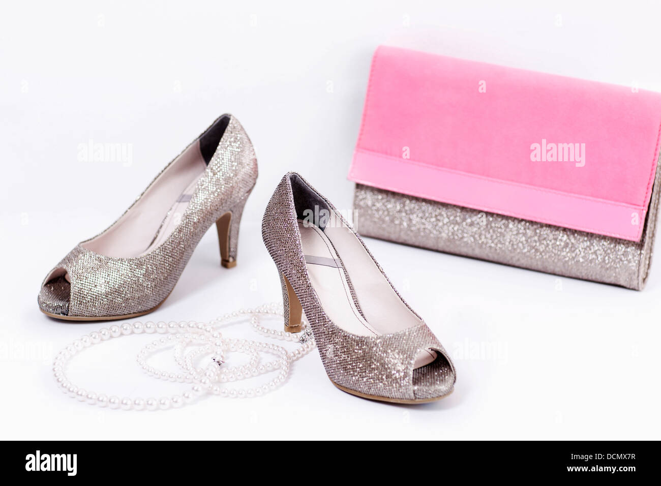 high heel and a clutch Stock Photo Alamy
