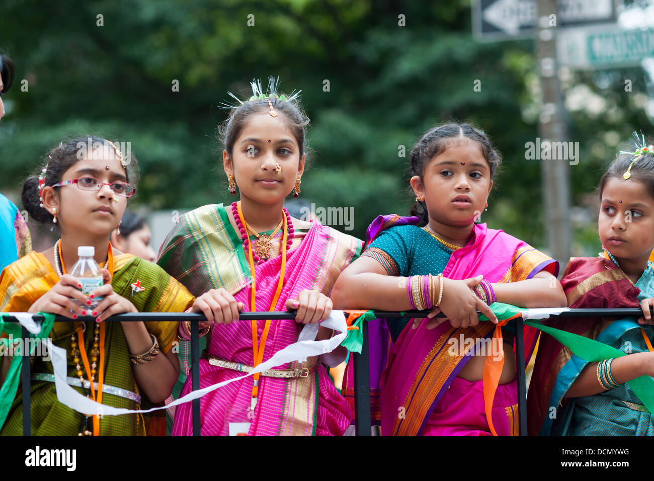 IndianAmericans from the tristate area around New York celebrate at
