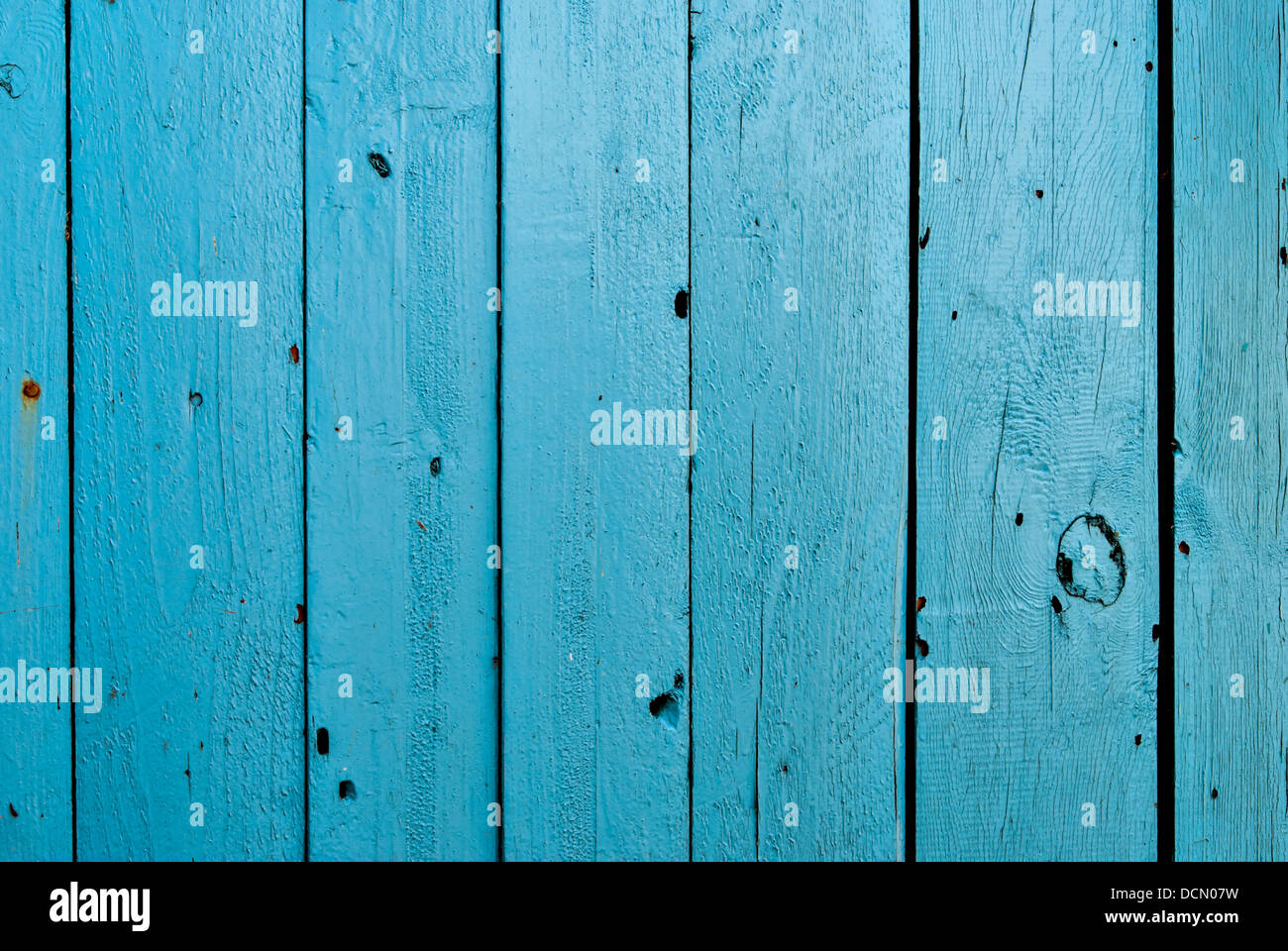 old blue wooden fence background Stock Photo - Alamy