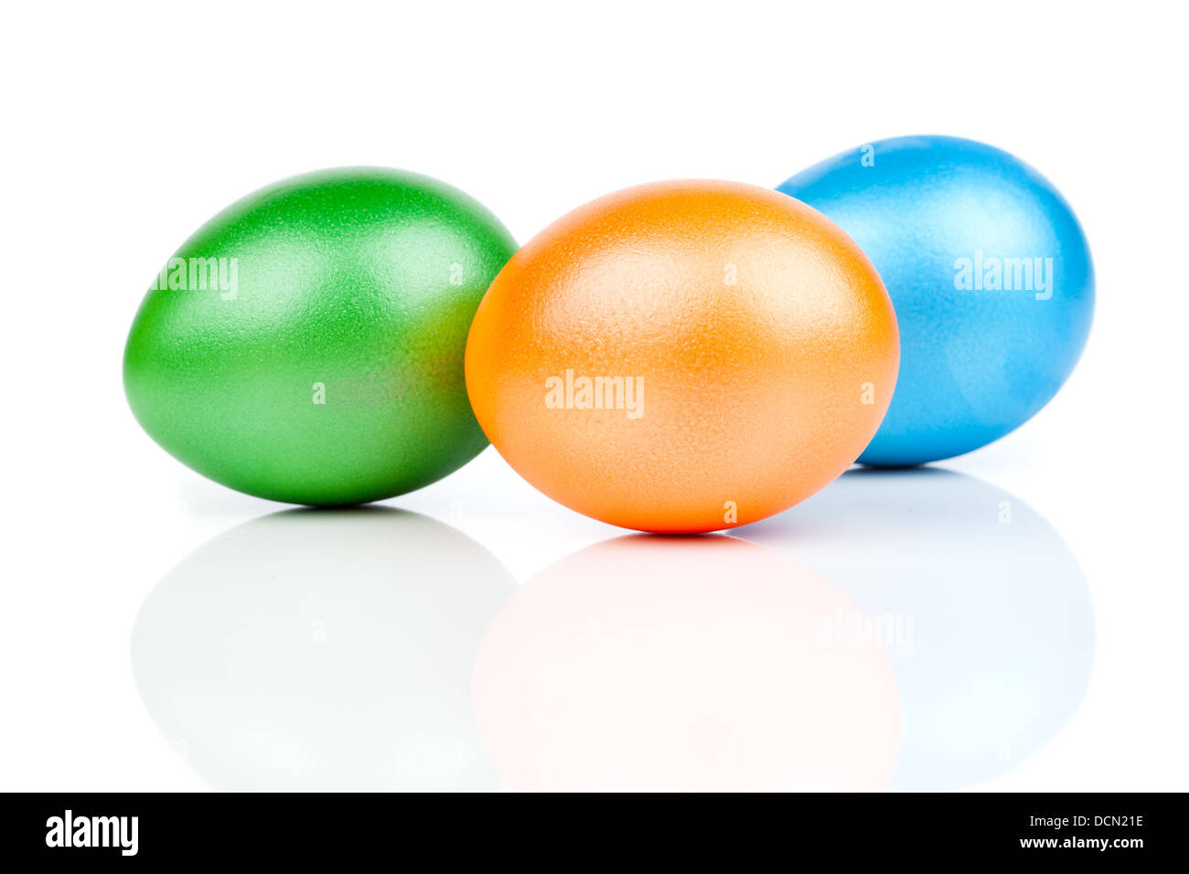 Colorful Easter Eggs Stock Photo