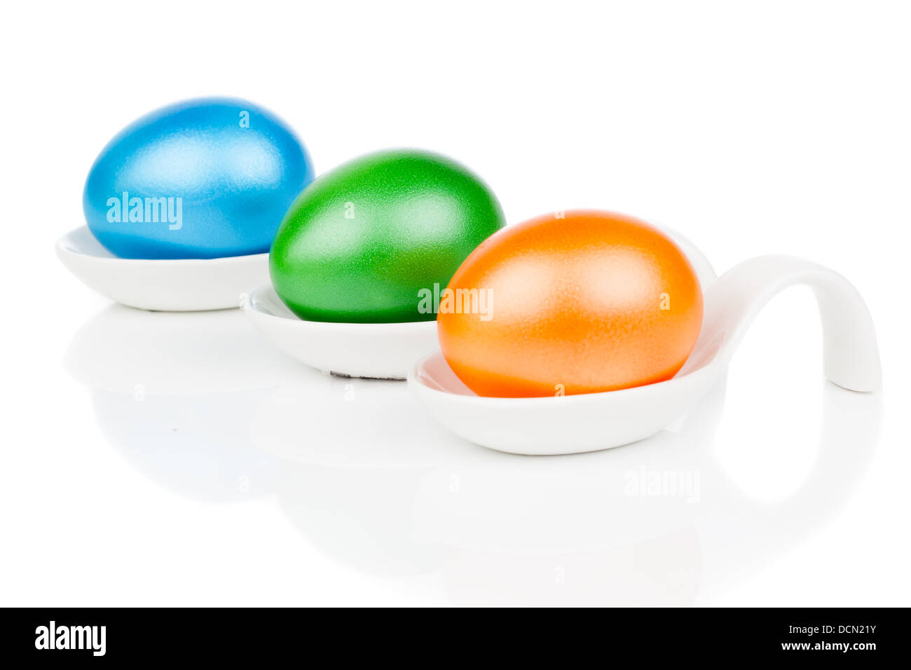 Colorful Easter Eggs Stock Photo